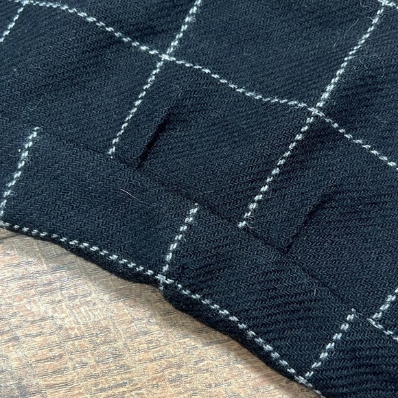 L.A.M.B Gwen Stefani pinstripe plaid wool suit blazer jacket size 2 - Picture 15 of 15